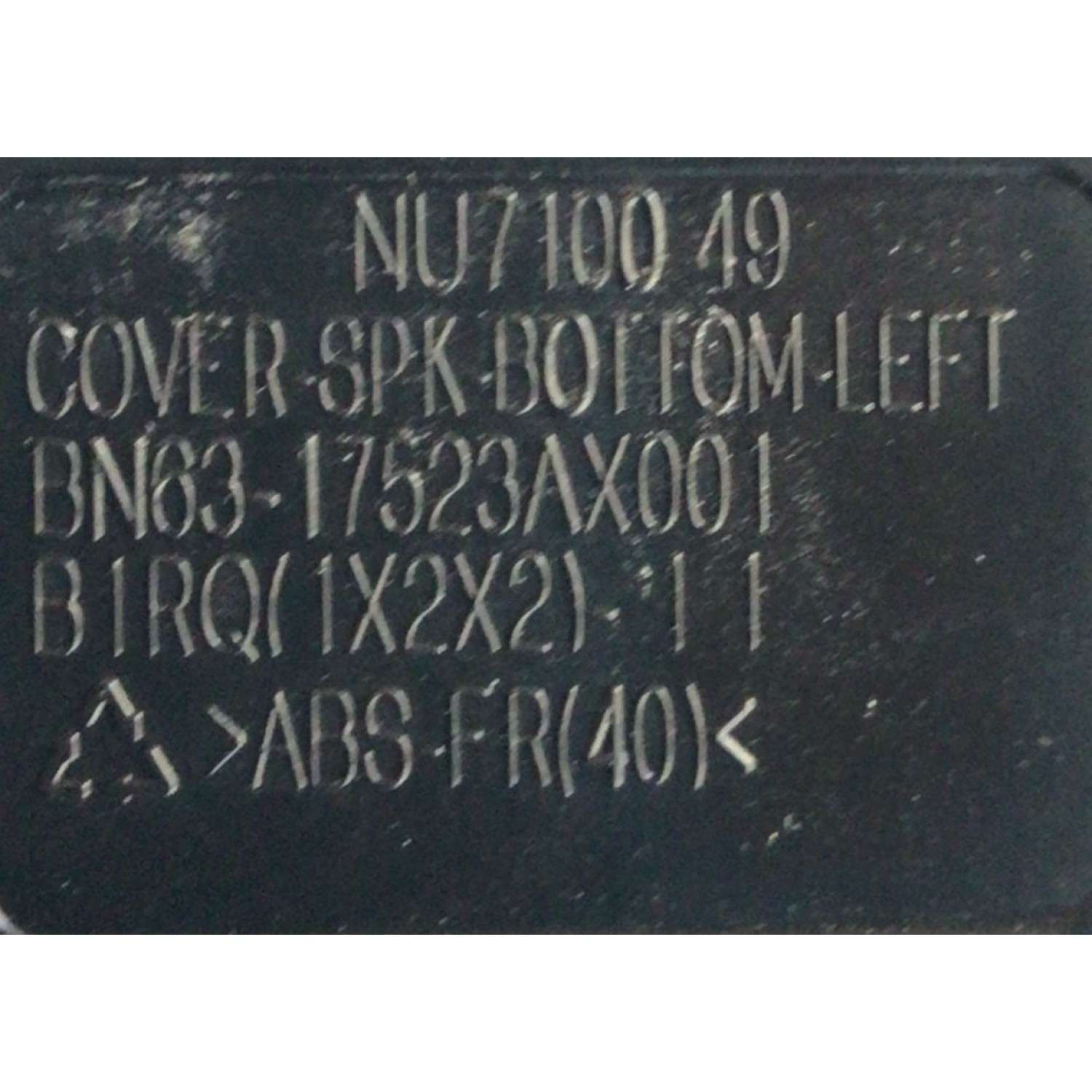 KIT DE BOCINAS PARA TV SAMSUNG / NUMERO DE PARTE BN96-45632C / BN63-17539A / BN63-17522A / B1RQ(1X2X2)-11 / 6Ω  / 10W / K39D10SV3 / PANEL CY-NN065HGLV2H / MODELO UN65NU6900FXZA / UN75RU9000FXZA - Imagen 3